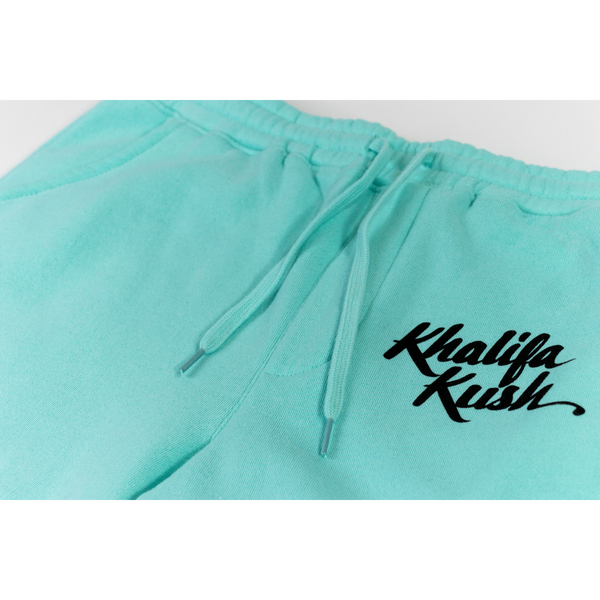 ☆NERDY☆ 22SS Logo Tape Sweat Set Mint Mint Logo Sweatpants