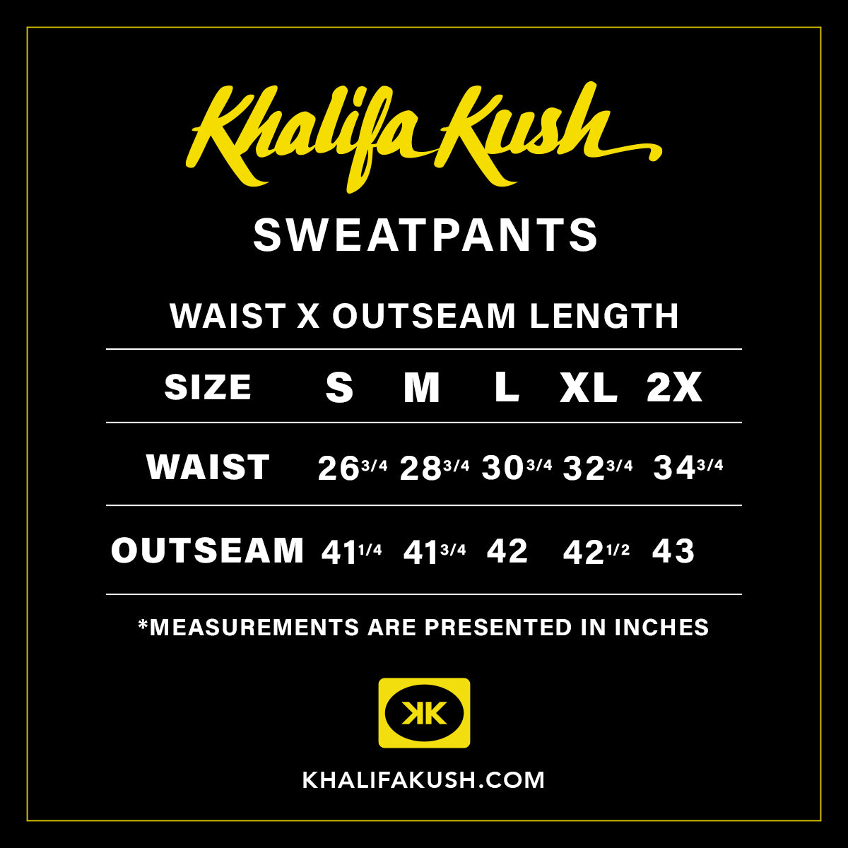 Hella Cozy Sweatpants - Khalifa Kush